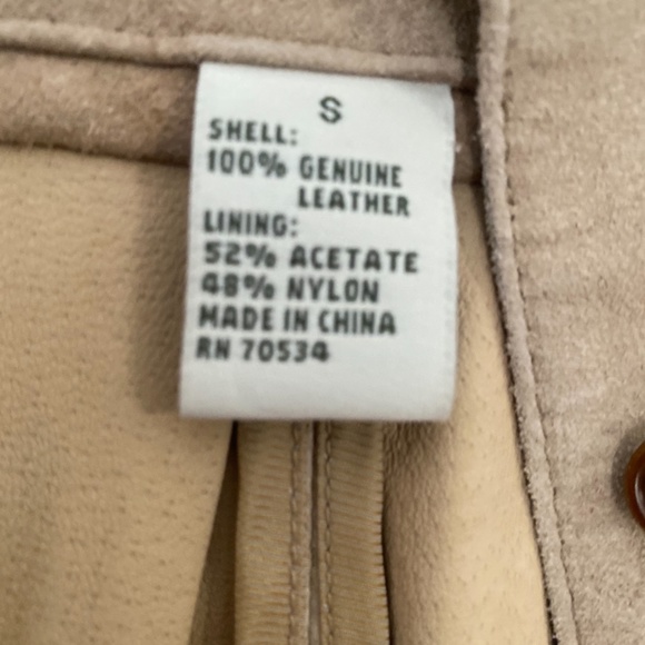 Matilda Djerf Inspired 100% Leather button down - Picture 2 of 3